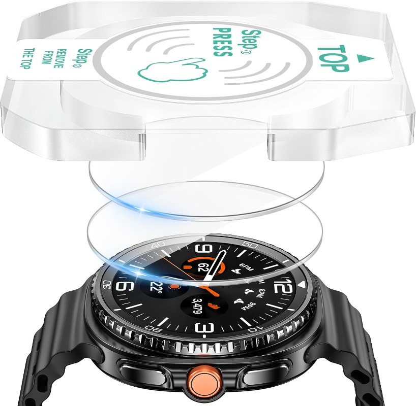 Watch Face Protector - 2PCS Tempered Glass For Samsung Galaxy
