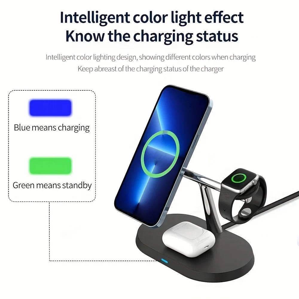 3 in 1 Magnetic Wireless Charg - Wireless Charger Watch avis et prix