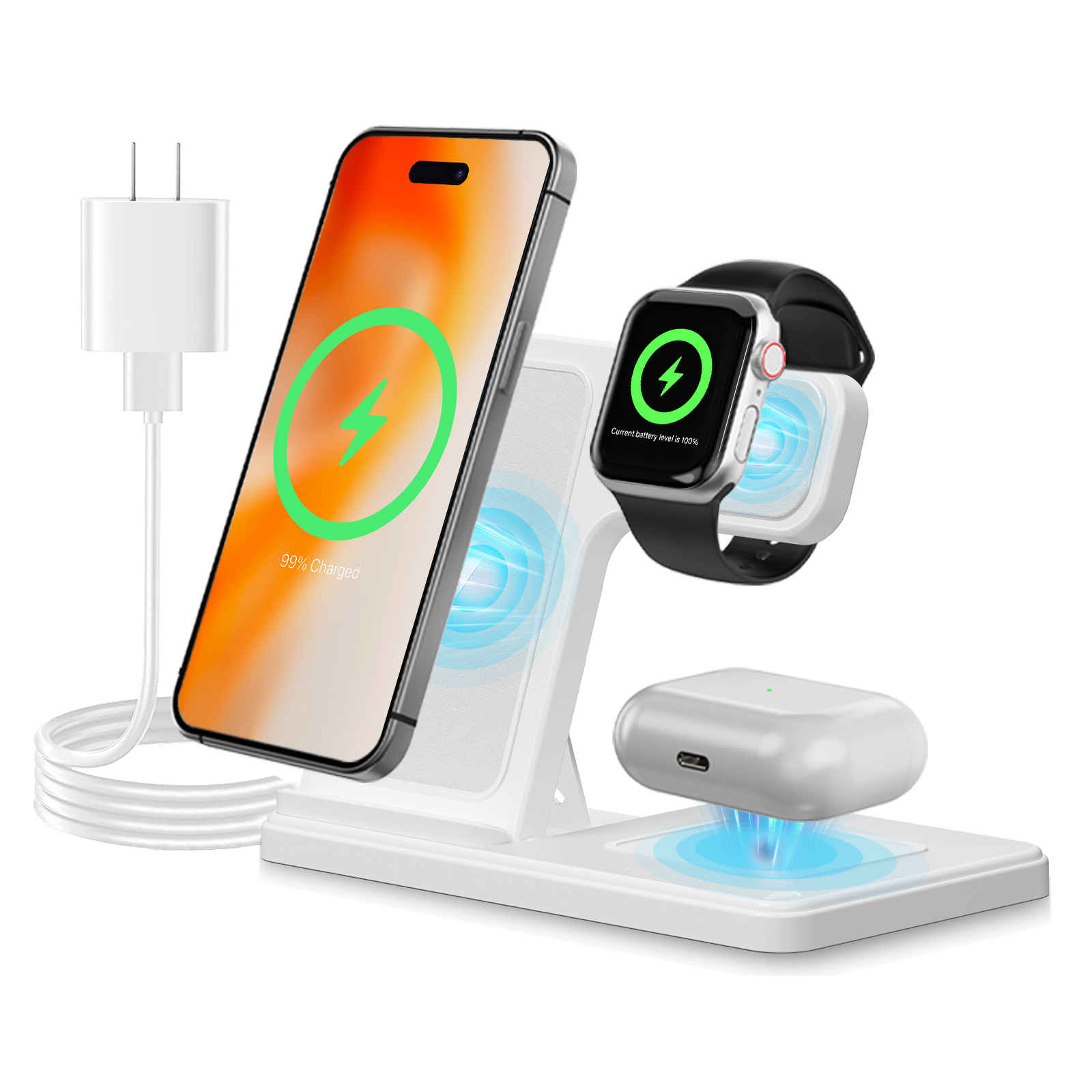 15W Magnetic Wireless Charger  - Wireless Charger Watch avis et prix