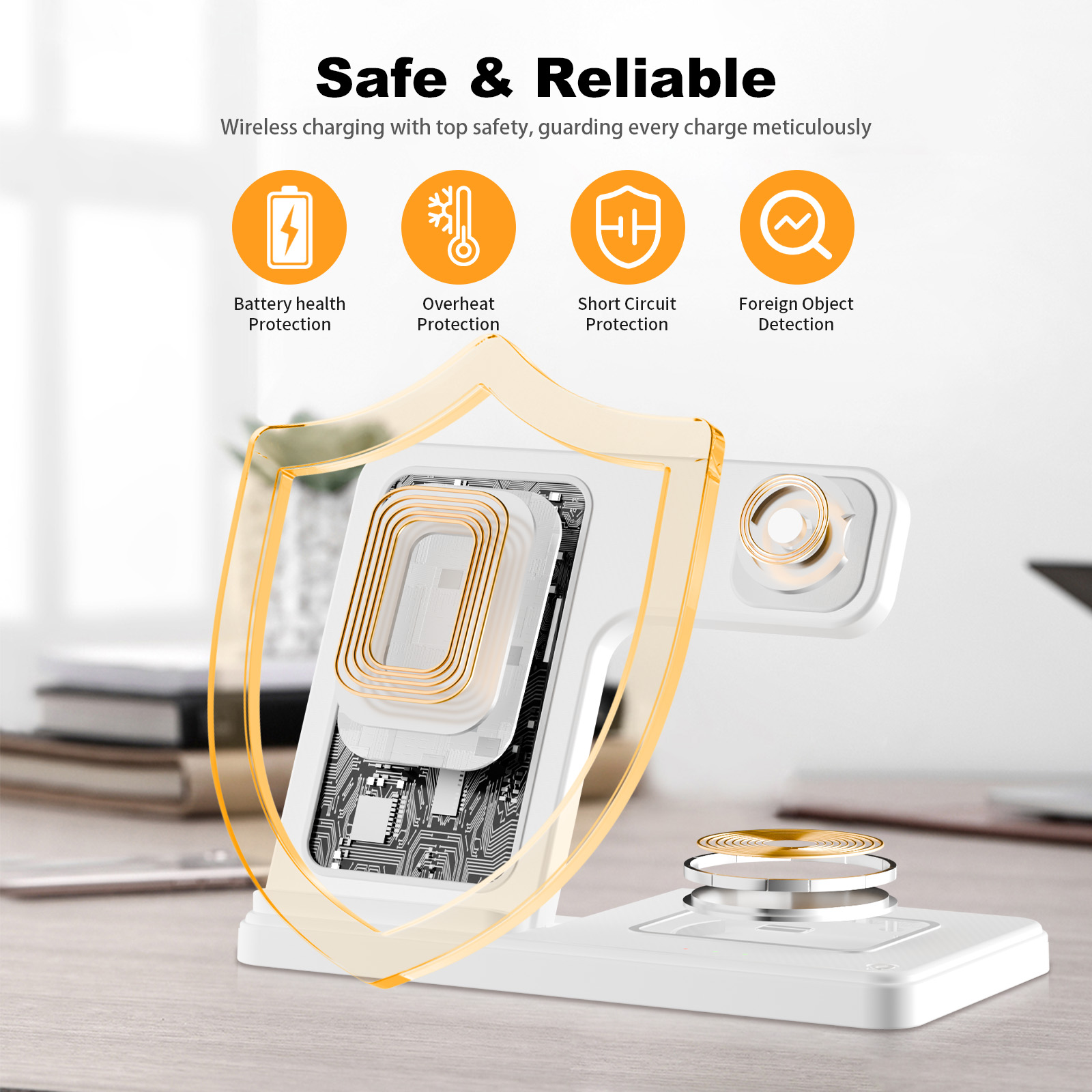 15W Magnetic Wireless Charger  - Wireless Charger Watch avis et prix
