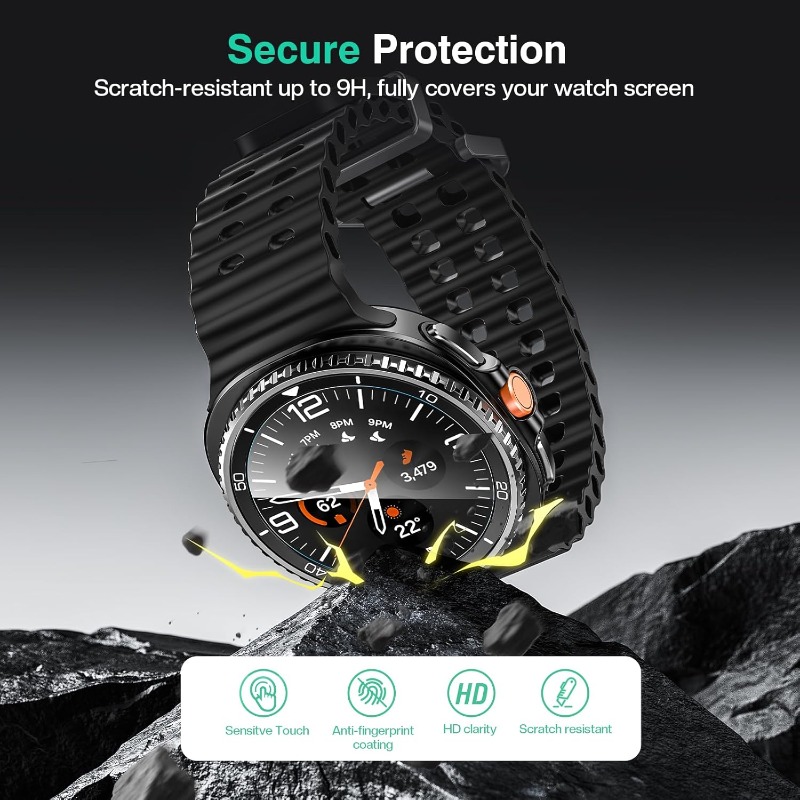 2PCS Tempered Glass For Samsun - Watch Face Protector avis et prix