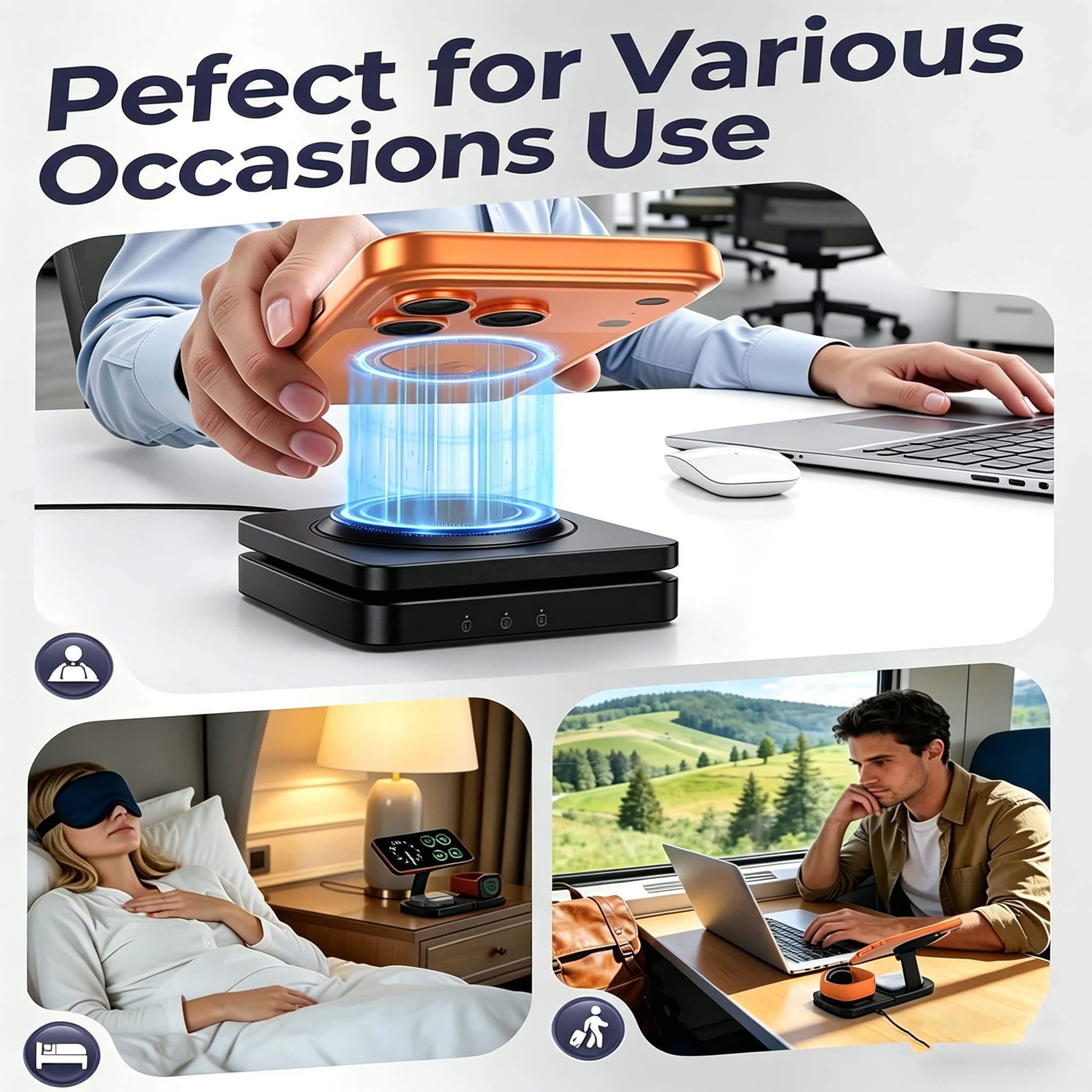 TIMESS Fast Magnetic 3 in 1 Wi - Wireless Charger Watch avis et prix