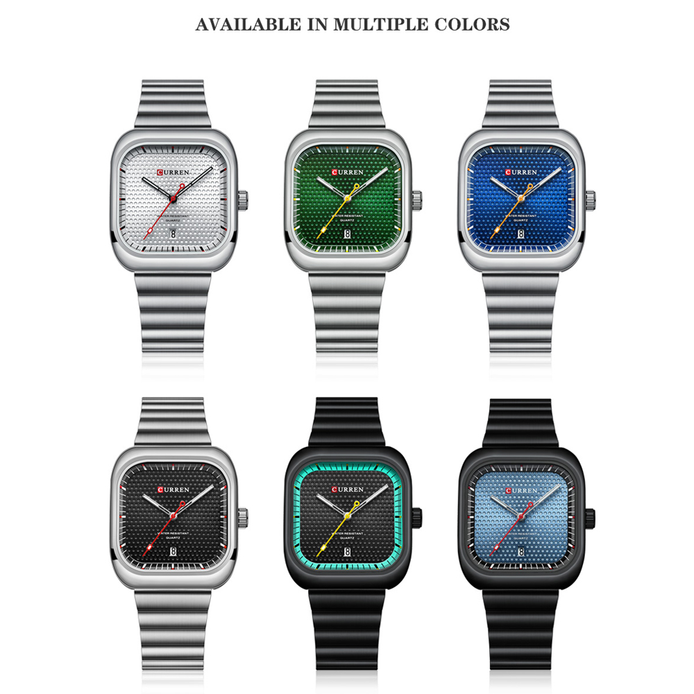 CURREN Fashion Square Men's Bu - Smartwatch Guess avis et prix