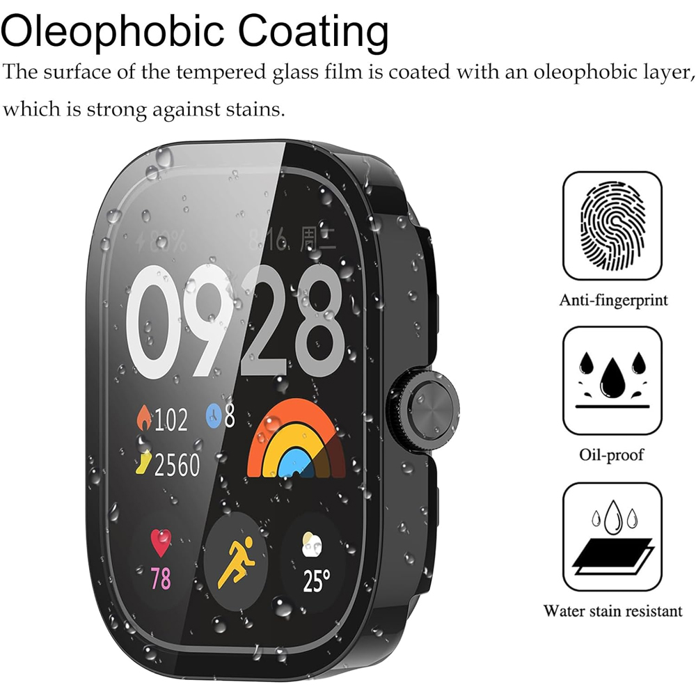 Tempered Glass+Case For Xiaomi - Xiaomi Smartwatch Accessories avis et prix