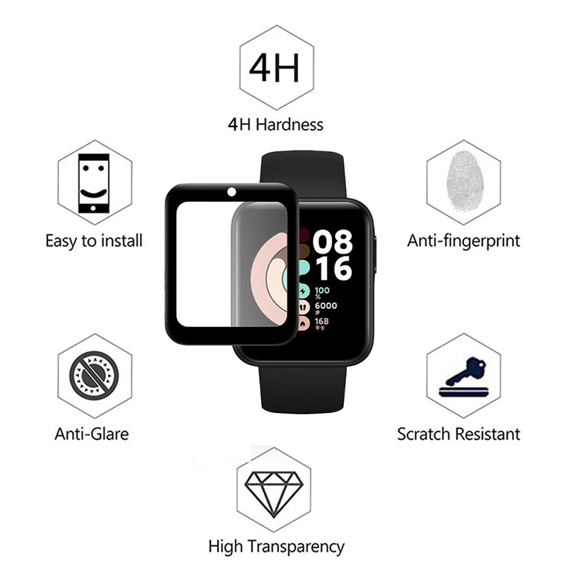 2 Pcs Tempered Glass for Redmi - Xiaomi Smartwatch Accessories avis et prix