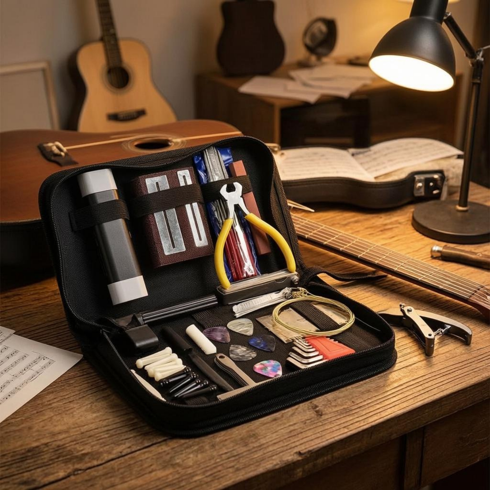 Guitar Repair Toolkit Elastic  - Tool Kit Strap Change avis et prix