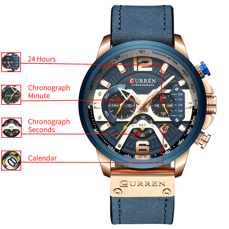 CURREN Casual Sport Watches fo - Smartwatch Guess avis et prix