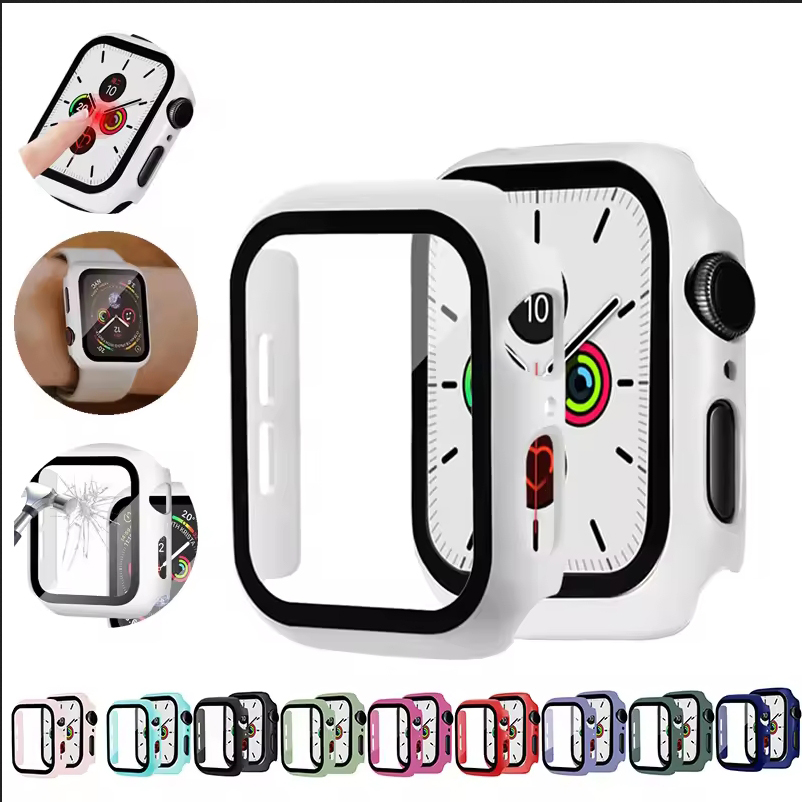 Tempered Glass+Cover For Apple - Smartwatch Case avis et prix