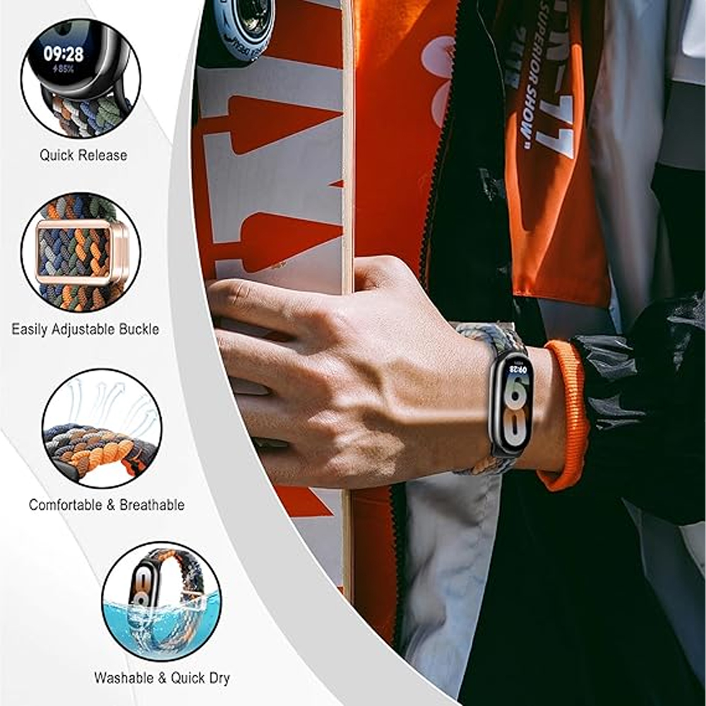 Straps for Xiaomi Mi Band 10 9 - Solo Loop Strap avis et prix