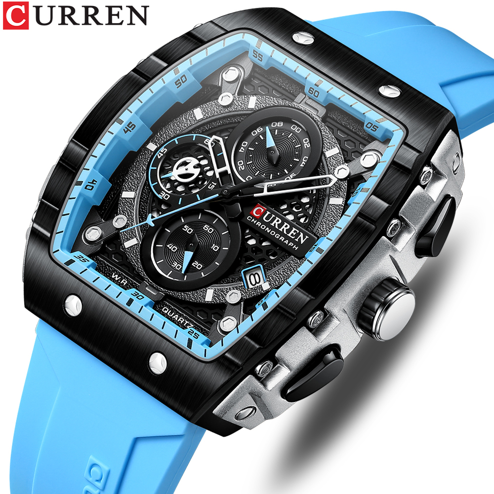 CURREN New RectangularSilicone - Smartwatch Guess avis et prix