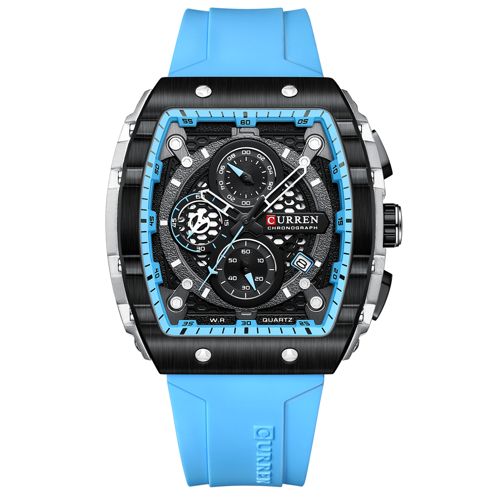 CURREN New RectangularSilicone - Smartwatch Guess avis et prix