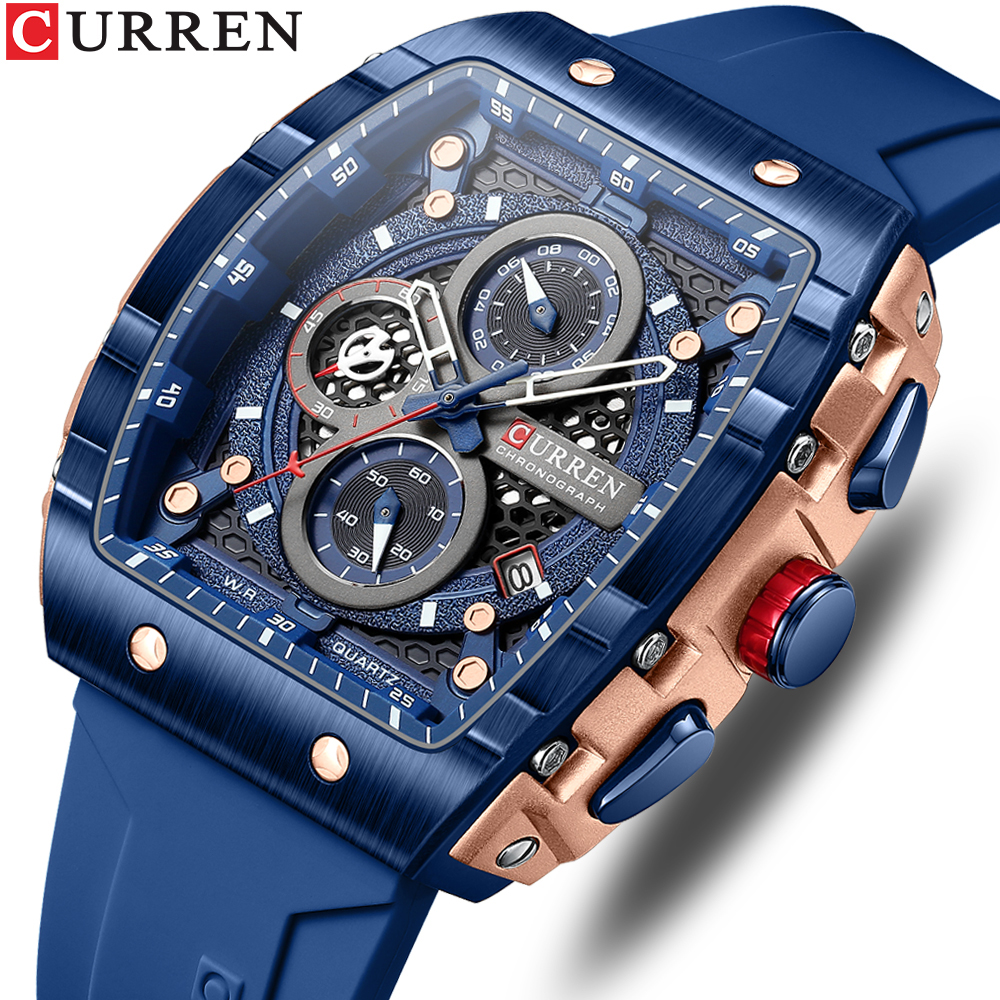 CURREN Sports Unique Rectangul - Smartwatch Guess avis et prix