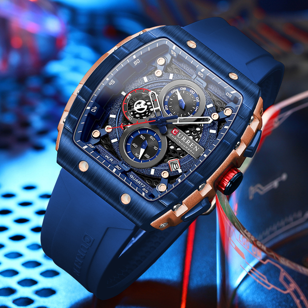 CURREN Sports Unique Rectangul - Smartwatch Guess avis et prix