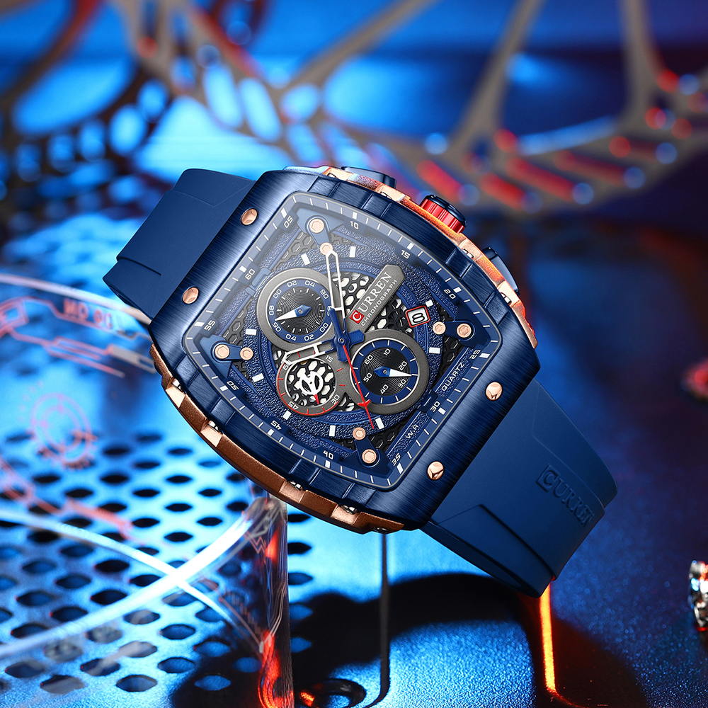 CURREN Sports Unique Rectangul - Smartwatch Guess avis et prix