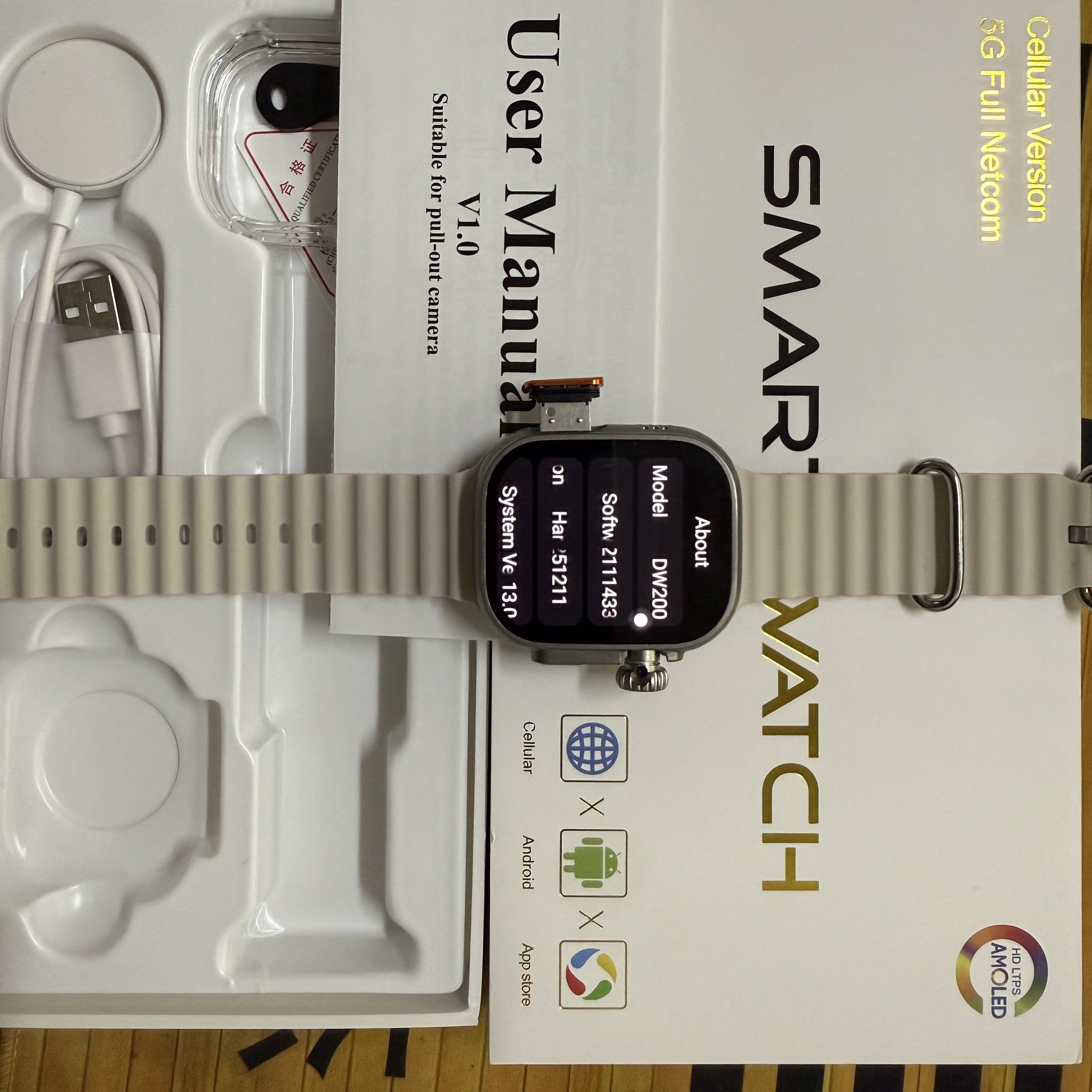 DW200 Smartwatch Men WIFI Touc - Smartwatch Id avis et prix