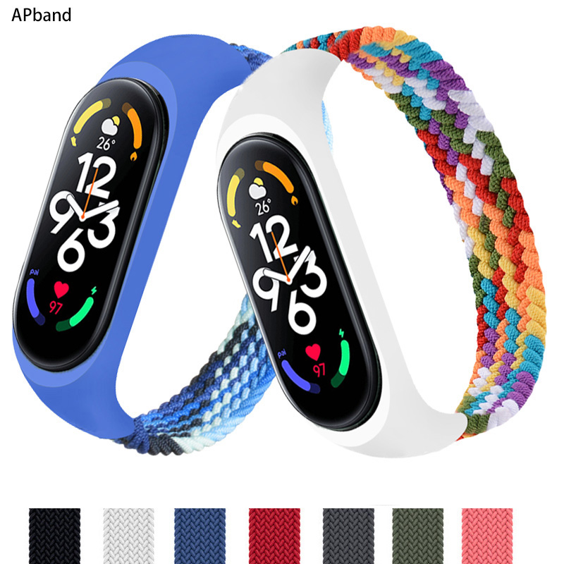 Strap for Mi band 7 6 5 Nylon  - Solo Loop Strap avis et prix