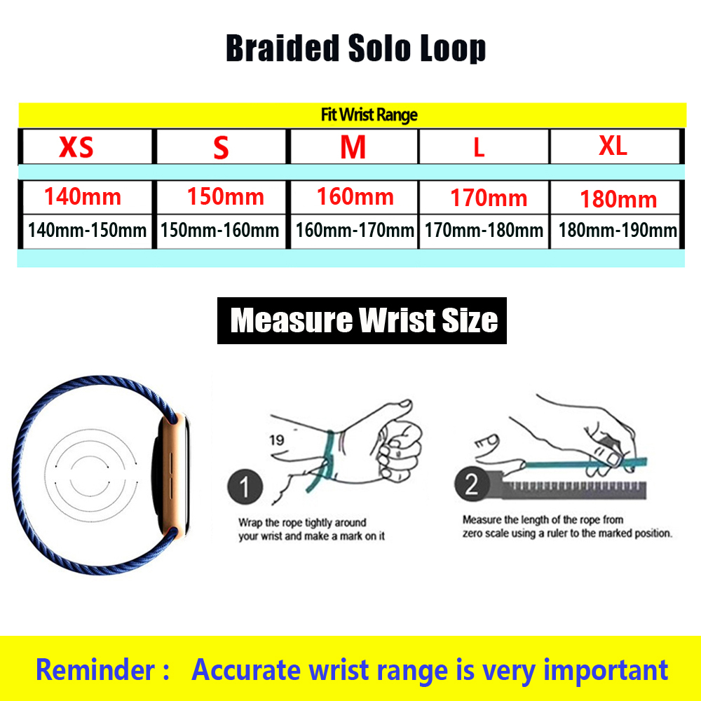 Strap for Mi band 7 6 5 Nylon  - Solo Loop Strap avis et prix