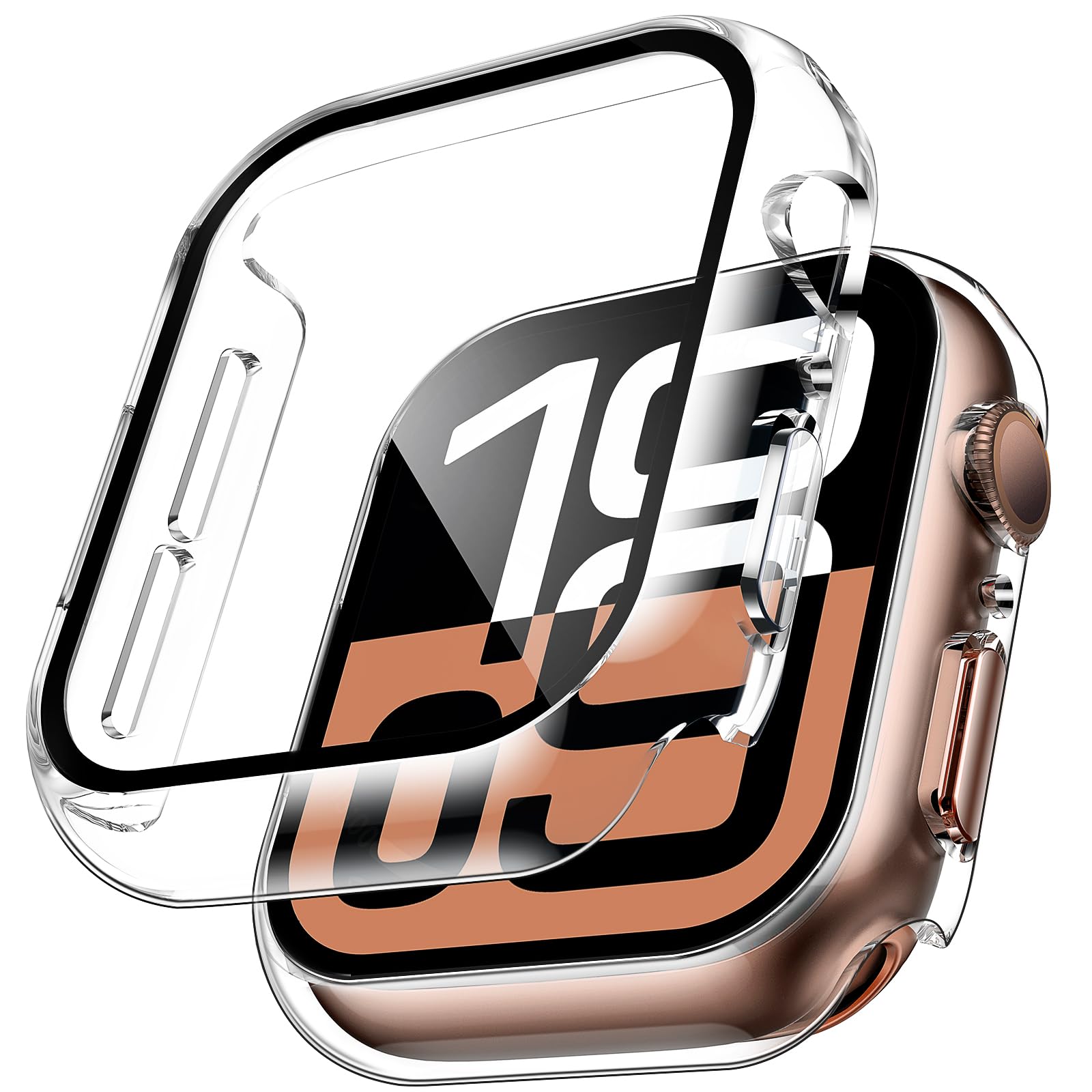 2pcs Tempered Glass Case For A - Smartwatch Case avis et prix