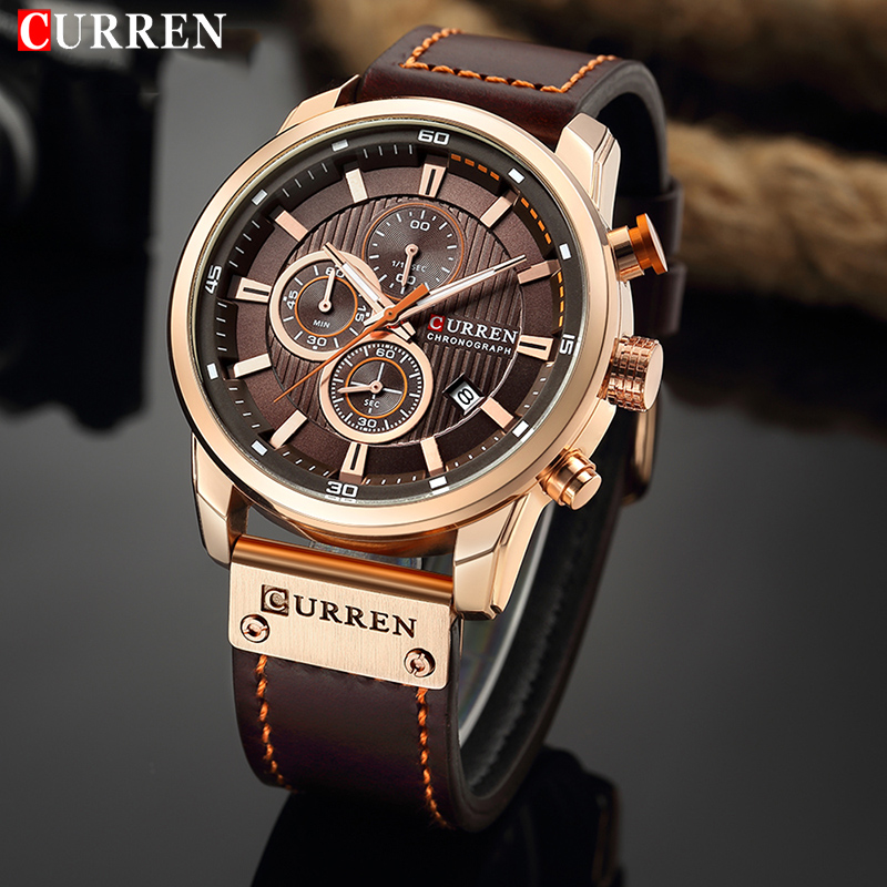 CURREN Brand Watch Men Leather - Smartwatch Guess avis et prix