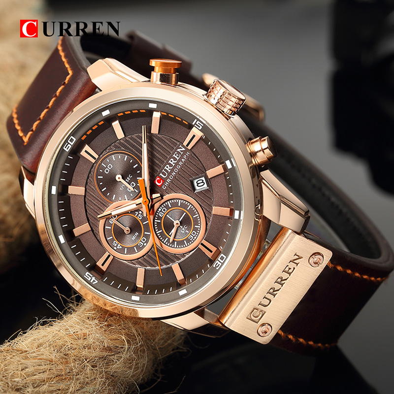 CURREN Brand Watch Men Leather - Smartwatch Guess avis et prix