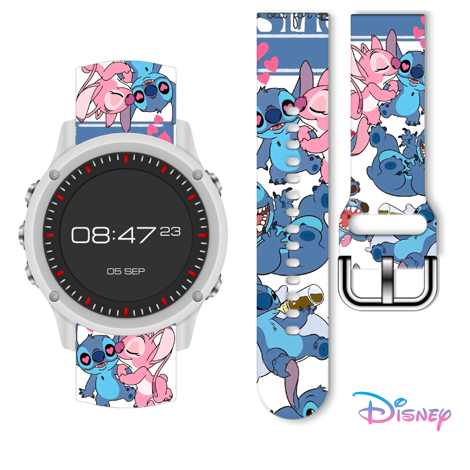 Disney 20mm Stitch 1 Printed S - Xiaomi Smartwatch Accessories avis et prix